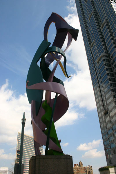 Grand Mercy (1996) by Jerry Peart against SunTrust Plaza. Atlanta, GA.