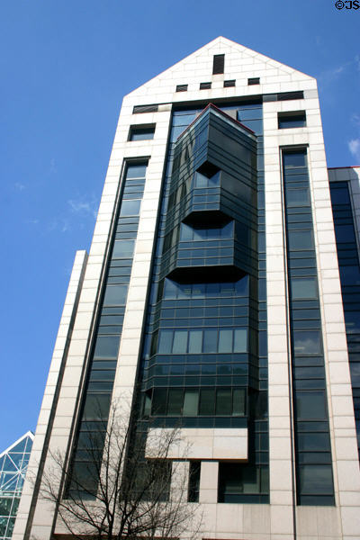 Fulton County Government Center tower. Atlanta, GA.