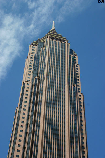 Facade of Bank of America Plaza. Atlanta, GA.