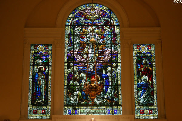 Stained glass of St. Paul's Church. Augusta, GA.