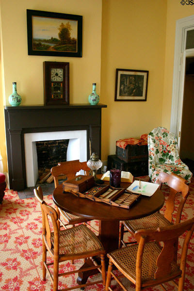 Upstairs games room in Woodrow Wilson Boyhood Home. Augusta, GA.