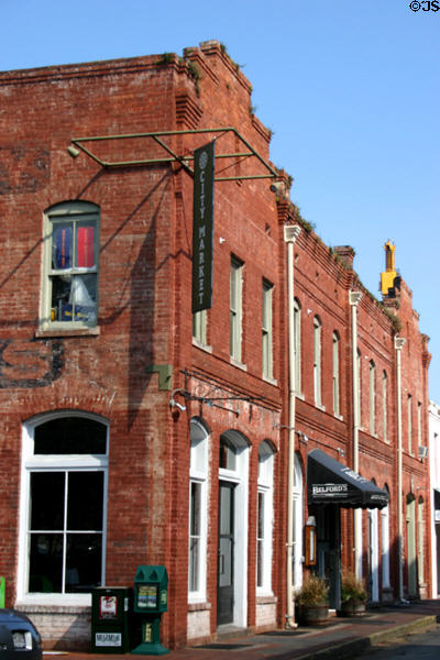 City Market buildings. Savannah, GA.