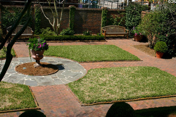 Garden of Davenport House Museum. Savannah, GA.