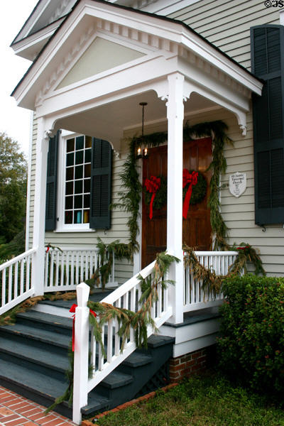 All Saint's Episcopal Church door. Thomasville, GA.