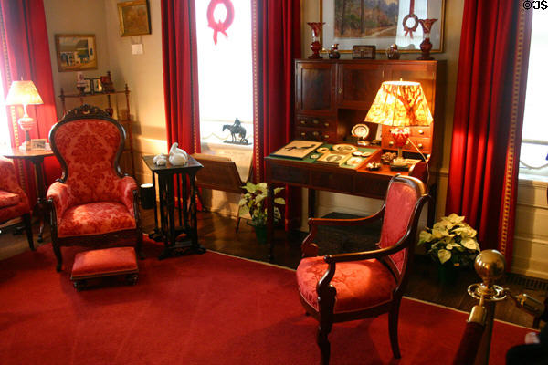 Sitting room at Pebble Hill Plantation. Thomasville, GA.