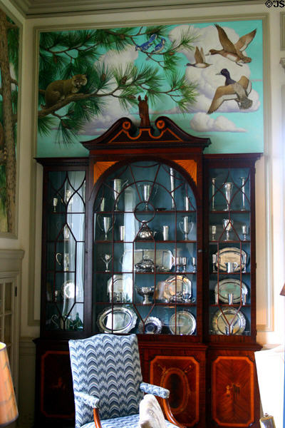 Sitting room in old section of house at Pebble Hill Plantation. Thomasville, GA.