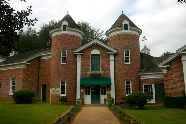 Stable buildings at Pebble Hill Plantation. Thomasville, GA.
