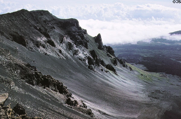 Craters at Haleakala National Park. Maui, HI.