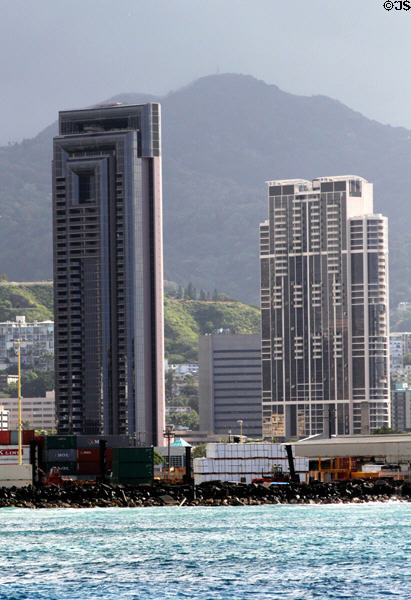 One Waterfront Towers & Keola Lai. Honolulu, HI.