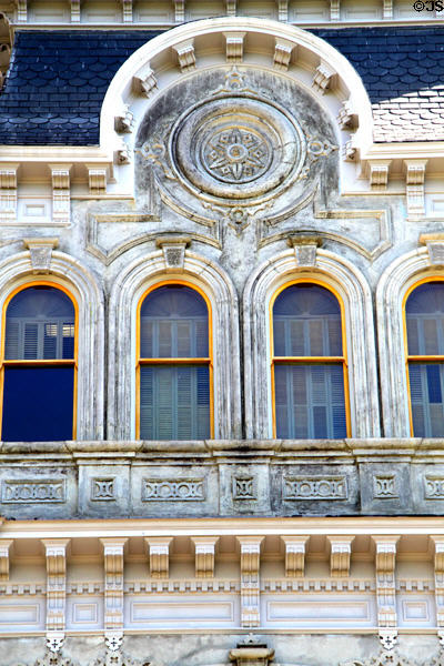 Facade decoration of 'lolani Palace. Honolulu, HI.