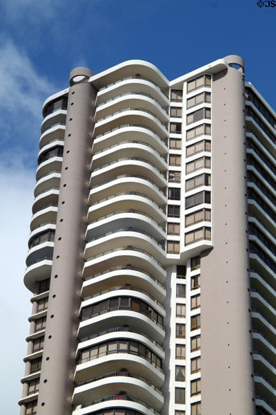 Crown of Canterbury Place (1910 Ala Moana Blvd.). Waikiki, HI.