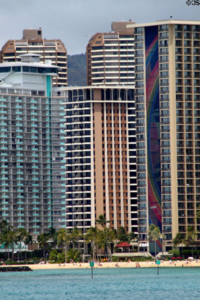 Ilikai Waikiki, Lagoon & Rainbow Towers at Hilton Hawaiian Village. Waikiki, HI.