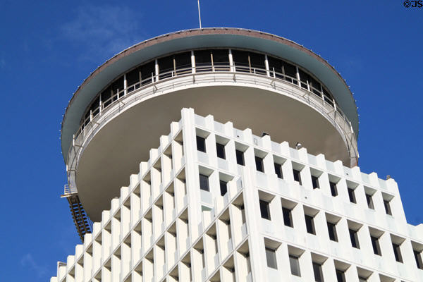 Revolving deck atop Waikiki Business Plaza. Waikiki, HI.