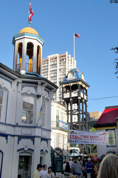 Towers of King's Village Shopping Center. Waikiki, HI.