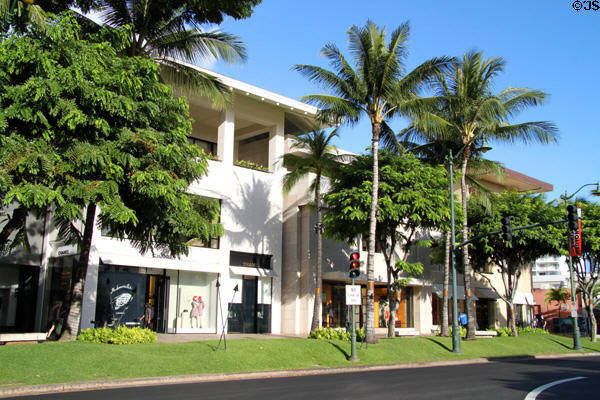 Upscale shops 2116-2122 Kalakaua Ave. Waikiki, HI.