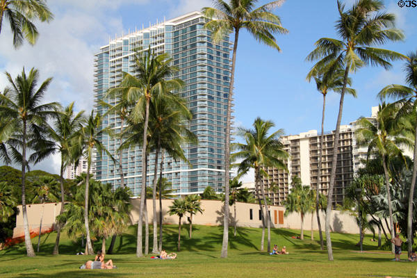 Battery Randolph fortification (1911) which now houses U.S. Army Museum. Waikiki, HI.