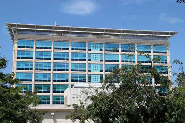 Pacific Ocean Science & Technology building at University of Hawai'i. Honolulu, HI.