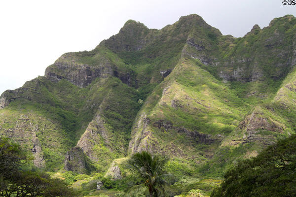 Escarpments of Kualoa Ranch. HI.