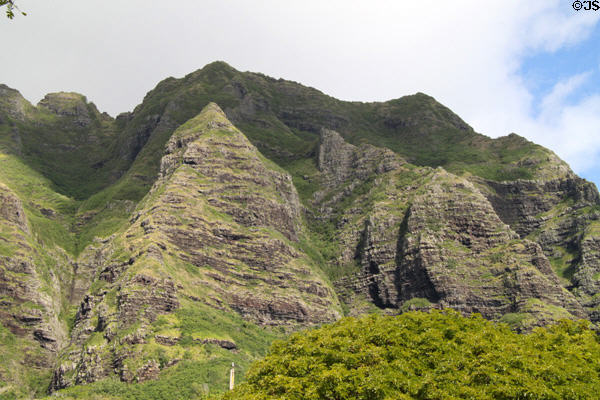 Escarpments of Kualoa Ranch. HI.