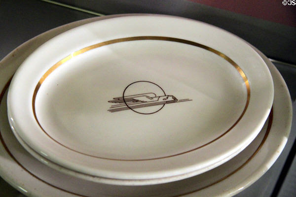Streamlined Cities pattern plates (1936-present) at Union Pacific Railroad Museum. Council Bluffs, IA.