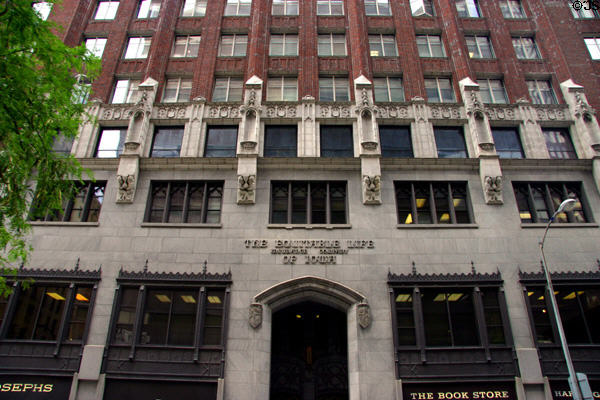 Equitable Life Insurance building facade now a condo. Des Moines, IA.