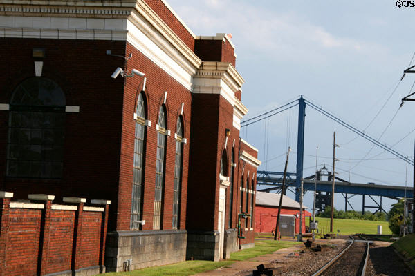 Heritage Clinton rail depot. Clinton, IA.