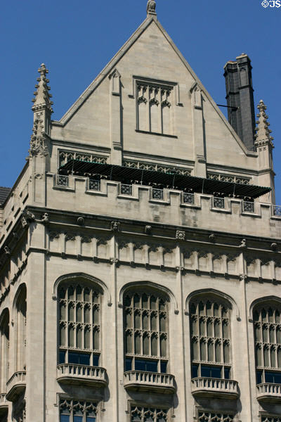 Gothic decorations of The University Club. Chicago, IL.