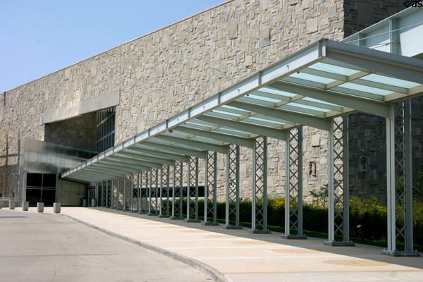 Modern Indiana State Museum building. Indianapolis, IN.