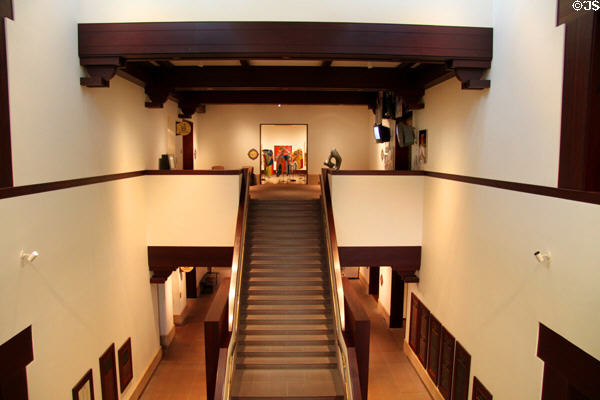 Interior architecture of Eiteljorg Museum. Indianapolis, IN.