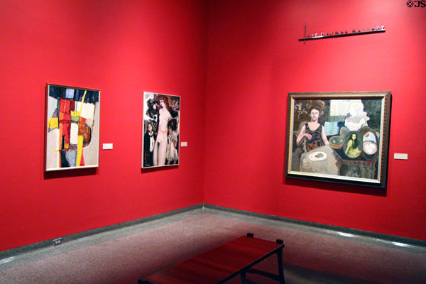 Modern gallery at Wichita Art Museum. Wichita, KS.