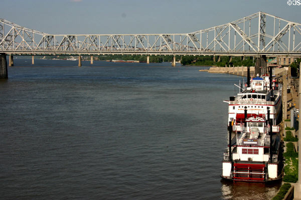 Bridges over Ohio River. Louisville, KY.