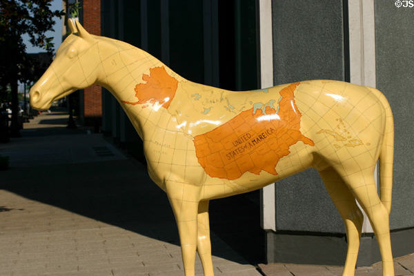 Gallopalooza theme art United States of Amareica by Sarah Lasley. Louisville, KY.