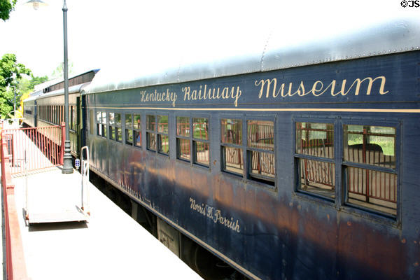 Kentucky Railway Museum rail car collection,. New Haven, KY.