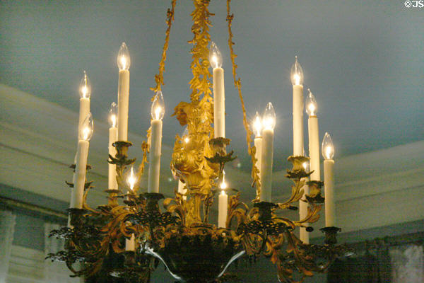 Chandelier at Oak Alley Plantation. Vacherie, LA.