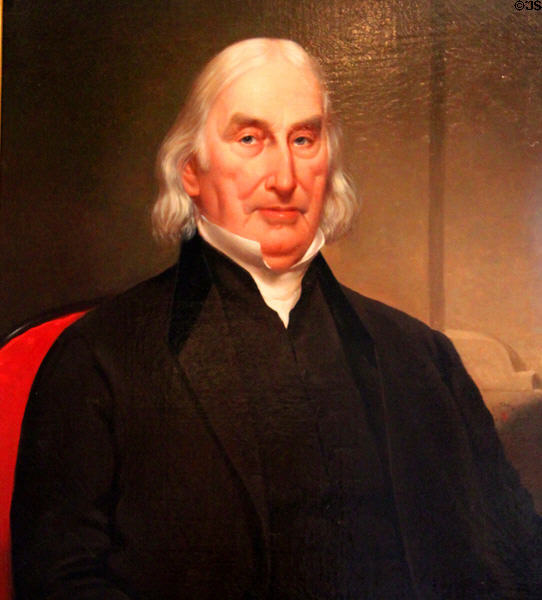 Portrait (1846) of William Rotch Jr. by Cephas Giovanni Thompson at Rotch-Jones-Duff House. New Bedford, MA.