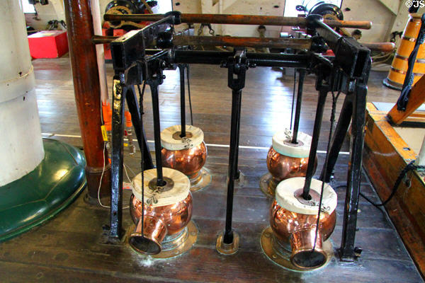 Handles for crew to operate bilge pumps of USS Constitution. Boston, MA.
