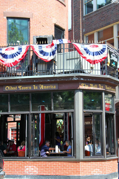 Oldest tavern in America near Faneuil Hall Market. Boston, MA.