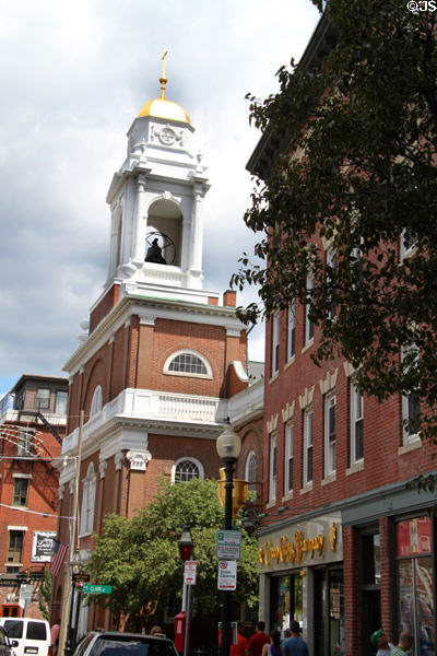 St Stephen's Church (1804) (401 Hanover St.). Boston, MA. Architect: Charles Bulfinch.