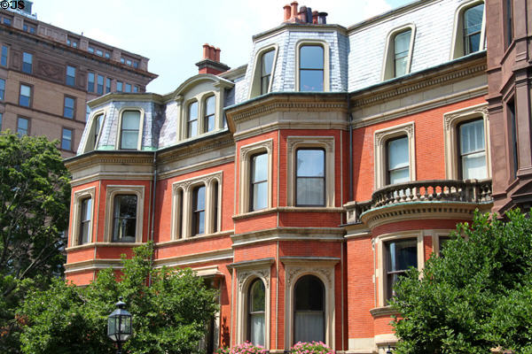 Samuel Hooper - Thornton Lothrop House (1861) (27-25 Commonwealth Ave.). Boston, MA.