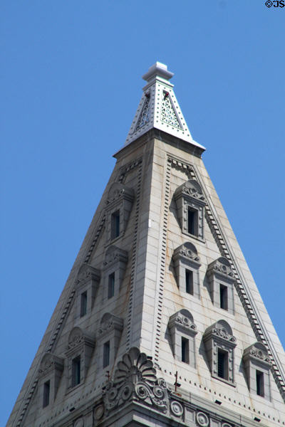 Pyramid atop Boston Custom House Tower. Boston, MA.