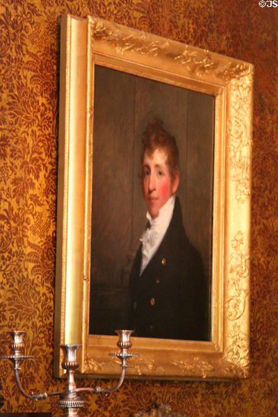 Nathan Appleton portrait (c1812) by Gilbert Stuart at Longfellow National Historic Site. Cambridge, MA.
