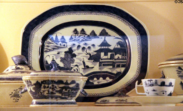 China export porcelain at Peacefield. Quincy, MA.
