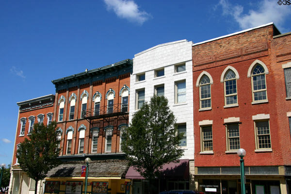 West Maumee Heritage streetscape. Adrian, MI.