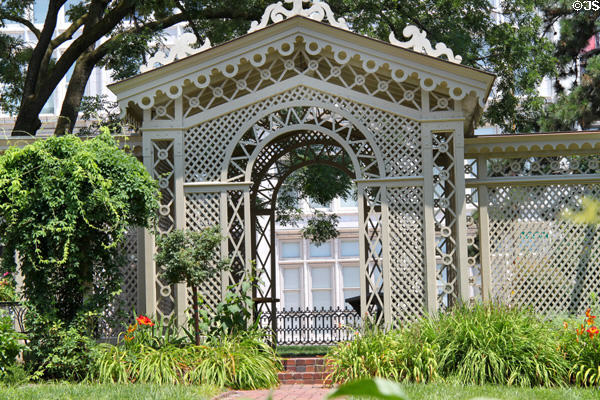 Garden of Campbell House Museum. St. Louis, MO.