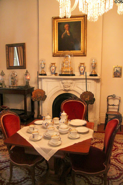 Drawing room at Chatillon-DeMenil Mansion. St. Louis, MO.