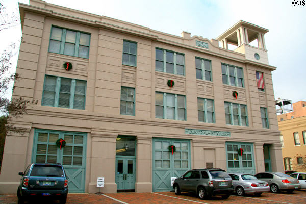 Jackson Firehouse (now Metro Jackson Chamber of Commerce) (201 S President St.). Jackson, MS. On National Register.