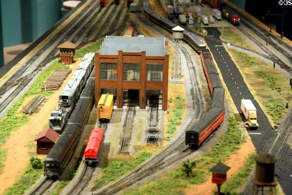 Model railway at Mississippi Agriculture & Forestry Museum. Jackson, MS.