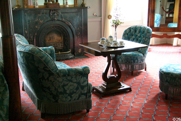 Sitting area upstairs in Stanton Hall. Natchez, MS.