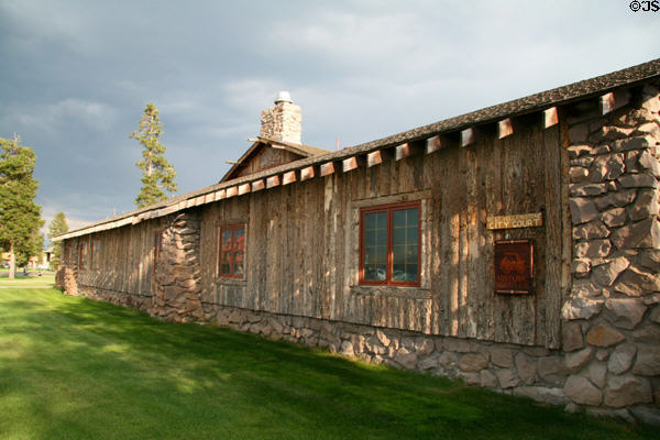 West Yellowstone City Court log heritage structure. West Yellowstone, MT.