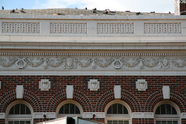 Details of decoration on Ellen Theater. Bozeman, MT.